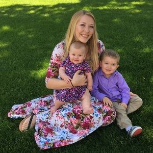 Pink Blush Maternity Dress